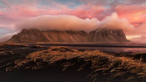 Sunrise Over Stokksnes Near Höfn Iceland Windows 10 Spotlight