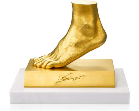 Lionel Messis Golden Foot On Sale For 525 Million In Japan Luxuryes