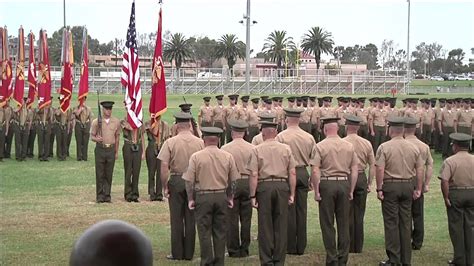 1st Marine Division Battle Streamers Rededication August 2012 Youtube