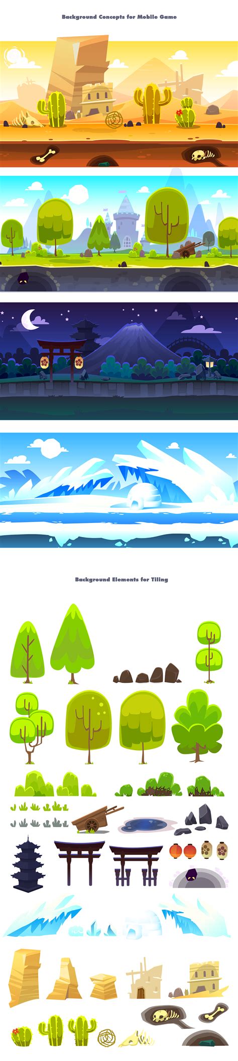 Misc Background Concepts On Behance Game Background Game Design