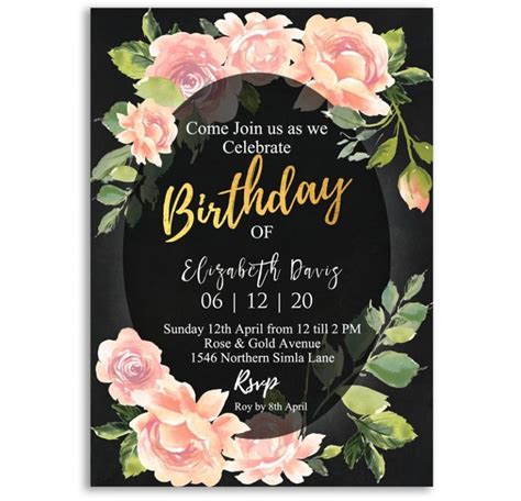 30th 40th Adult Birthday Invitations Birthday Party Invitations Print