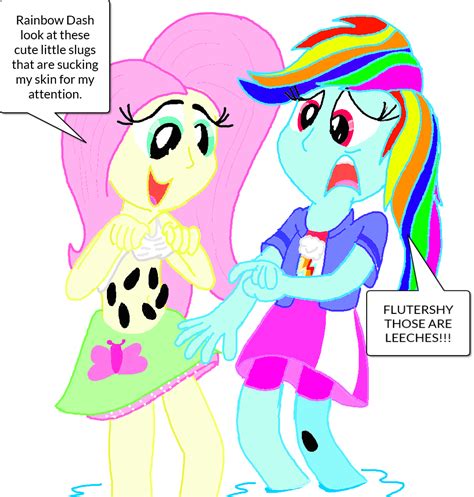Eg Fluttershy And Rainbow Dash At The Lake By Comedyestudios On Deviantart