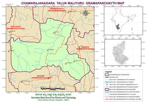 Chamarajanagara Taluk Maliyuri Grampanchayath Map Master Plans India