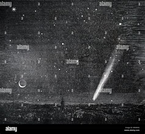 Engraving Depicting The Great Comet Of 1882 Formally Designated C1882