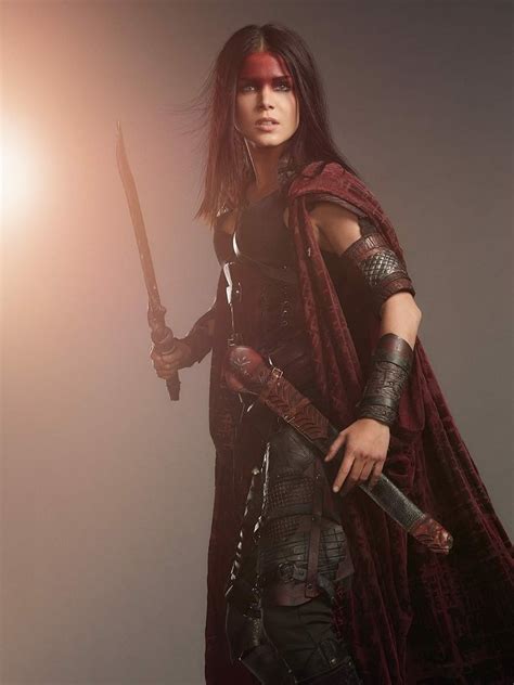 Octavia Blake Marie Avgeropoulos The 100 Cast The 100 Show Red Queen