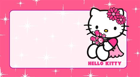 Personagem Hello Kitty Etiqueta Escolar Imagem Legal Hello Kitty