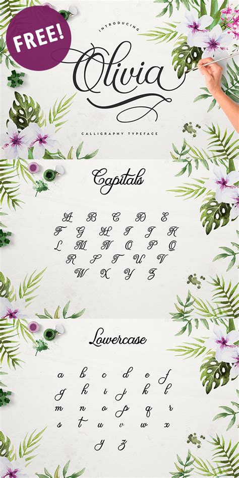 3 matching requests on the forum. Free Olivia Script Font! - Free Pretty Things For You