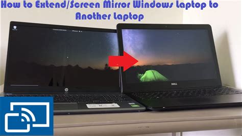 How To Extendscreen Mirror Windows Laptop To Another Laptop Youtube