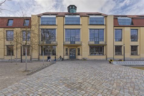 Bauhaus University At Weimar Campus With Main Building Editorial Photo