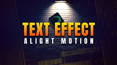 Alight Motion Text Effect Tutorial Offset Text Effect Alight Motion