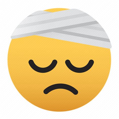 Emoji Bandage Head Sad Icon Download On Iconfinder