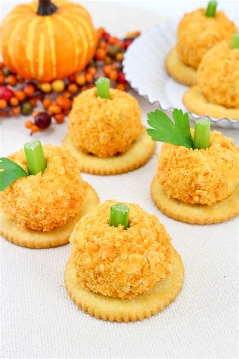 This Pumpkin Cheese Ball Recipe Will Be The Hit Of Any Halloween Fall