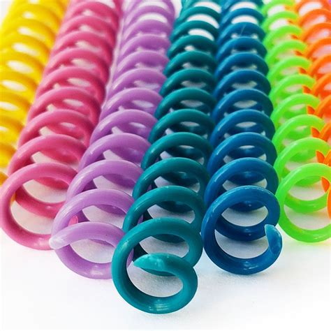 Custom Order Spiral Binding Plastic Coils Custom Spiral Bindings Online