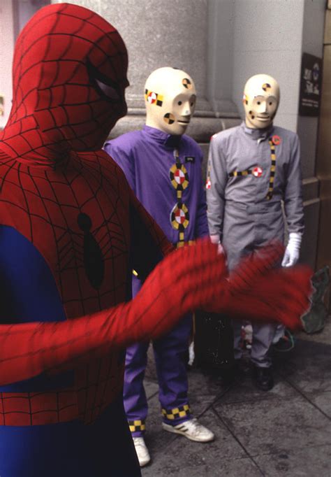 Spiderman And The Crash Test Dummies Photograph By Tom Wurl Fine Art