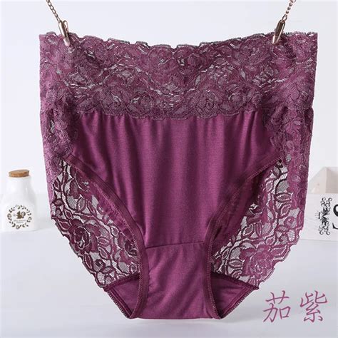 Mozhini Sexy Cotton Lace High End Elegance Sexy Lingeries Underwears Women Panties Lace Plus
