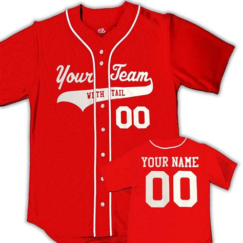 Full 6 Button Custom Baseball Jersey With Braid Piping Your Team Name