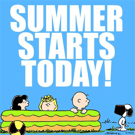 Other less pressing things than making music are drawing intuition away, and he sort of loves it. PEANUTS on Twitter: "First day of summer! ☀️…