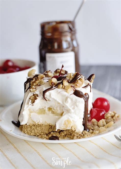 No Bake Banana Split Dessert Recipe - Recipes Simple