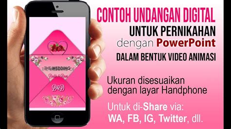 Contoh Undangan Digital Penggambar