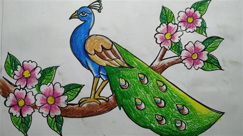 How To Draw A Peacock Step By Step Easy Peacock Drawing How To Draw