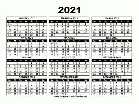 Free Editable Calendar Template 2021 Excel Calendar Template Printable