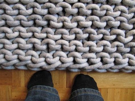 I started french knitting at nights a few years back to pass some extra time that i had. Crochet Rugs - Doily Rugs | Rope rug, Knit rug, Doily rug