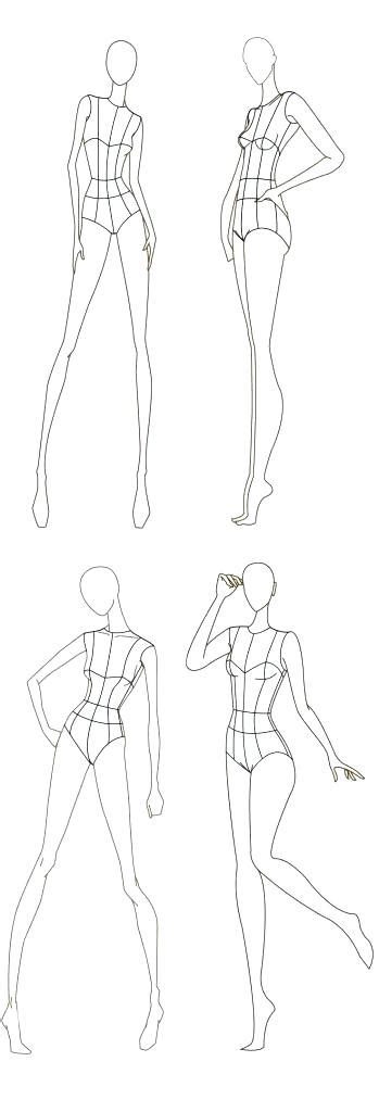 Male Figure Drawing Templates At