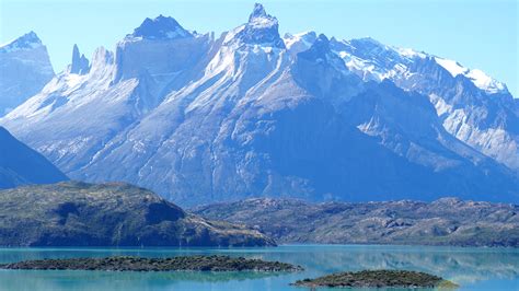 Wallpaper Chile Pehoe Lake Patagonia Nature Mountain 1920x1080