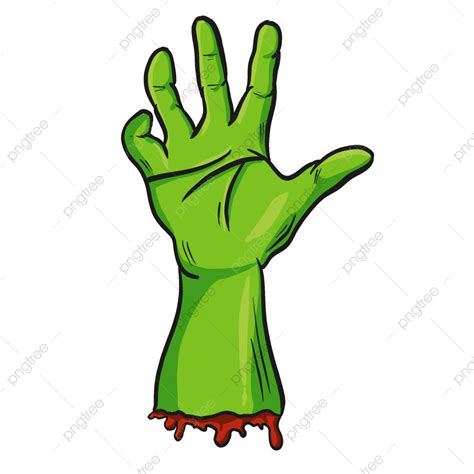 Gambar Klipart Tangan Zombie Zombie Tangan Teriak Png Transparan