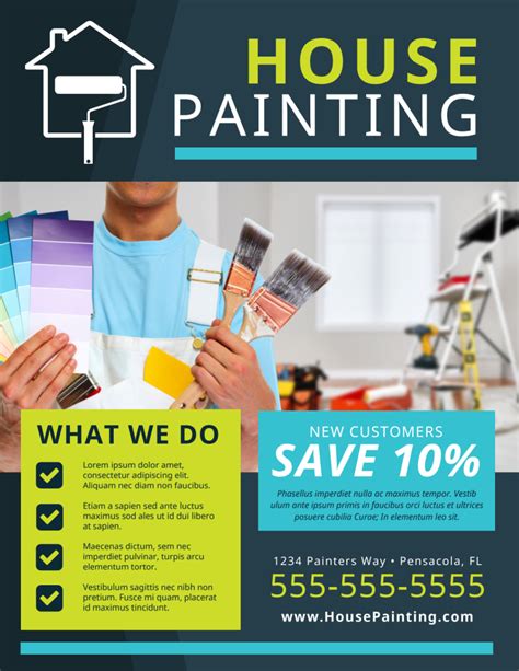 Painting Company Brochure Templates Free