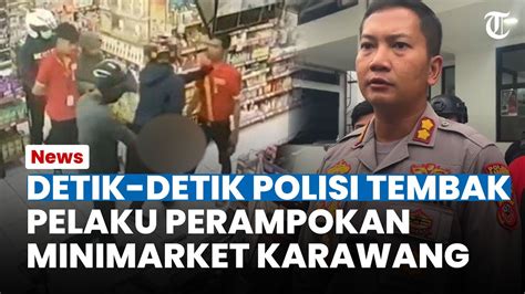 DETIK DETIK Polisi Tembak Pelaku Perampokan Minimarket Di Karawang Sempat Melawan Pakai Senpi