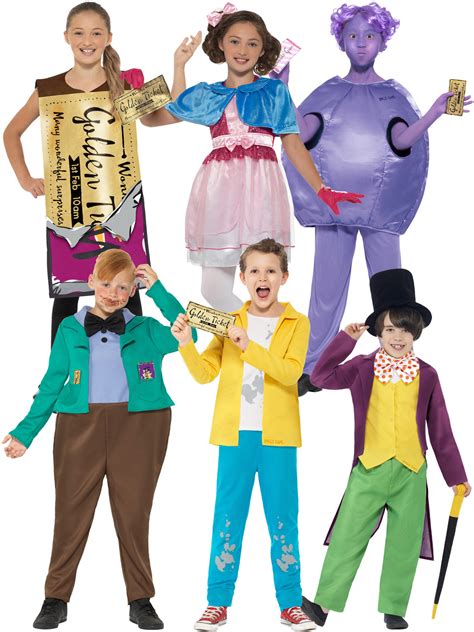 Childs Roald Dahl Costume Kids Charlie Chocolate Factory Fancy Dress