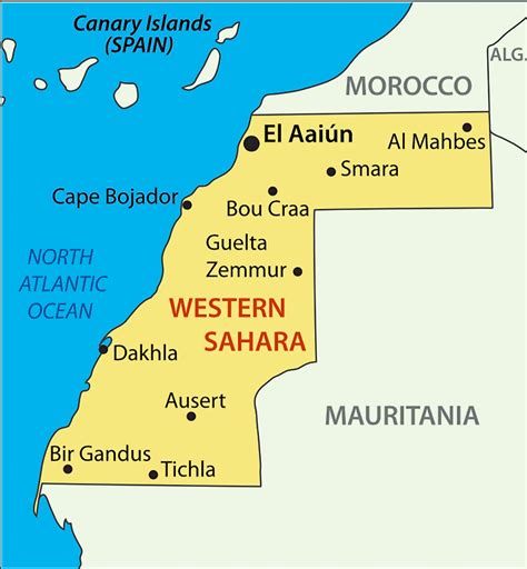 Western Sahara Maps And Facts World Atlas