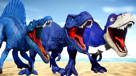 Jurassic World Evolution Blue T Rex Team Vs Spinosaurus Malusaurus My Xxx Hot Girl