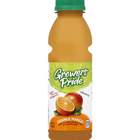 Growers Pride Orange Mang Juice And Drinks Seaside Market And Deli