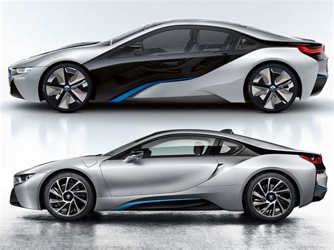 Bmw I8 Concept And Production Version Comparison Car Body Design