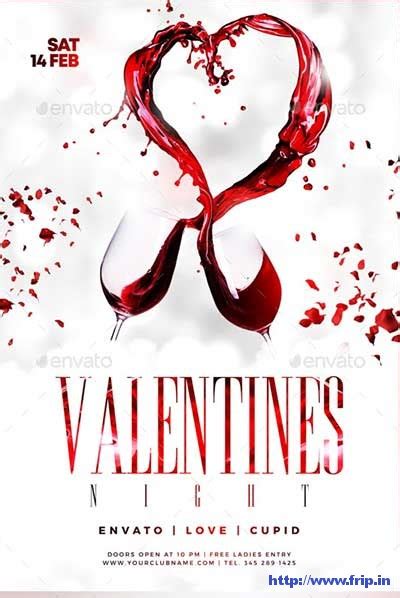 50 Best Valentines Day Party Flyer Templates 2021