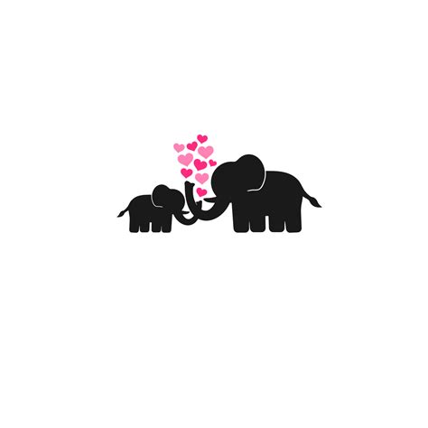 74 Silhouette Cute Baby Elephant Svg Svg Png Eps Dxf
