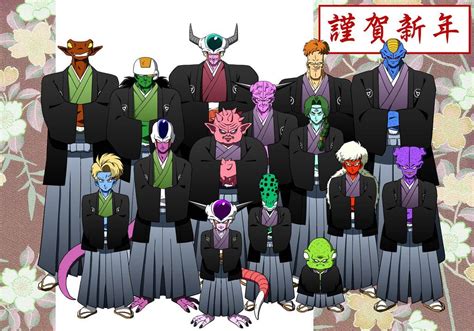 Happy New Years By Vansolt Frieza Ginyu Force Cooler Armored Squadron Anime Dragon Ball