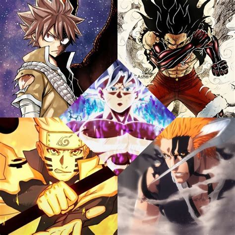 Goku Vs Naruto Vs Luffy Vs Ichigo