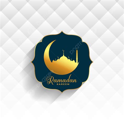 Islamic Ramadan Kareem White Greeting Background Template Download On