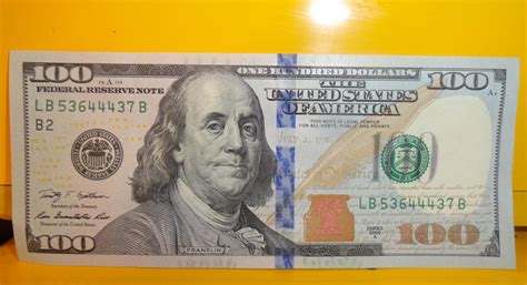 New 100 Bill Unveiled At Federal Reserve Bank Houston Houston