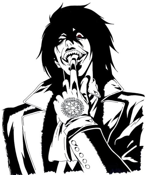 Alucard Tongue By Rizzrat On Deviantart Alucard Hellsing Anime