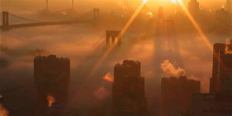 Beautiful Fog Rolls Over New York City Photos Huffpost