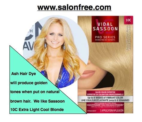 Miranda Lambert Salonfree® Natural Brown Hair Ash Hair Dye Cool Hair Color