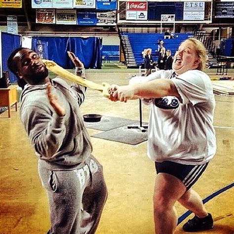 What Happens When One Weightlifter Holleymangold Sees Another