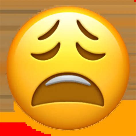 😩 Weary Face Emoji 📖 Emoji Meaning Copy And 📋 Paste ‿ Symbl