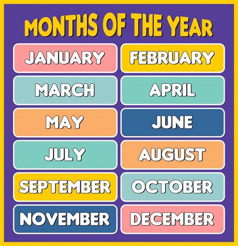 Free Printable Months Of The Year Labels Free Printable Templates