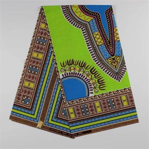 Find More Fabric Information About Ybgdk 28 Green Dashiki Makenzi African Wax Prints Fabrics