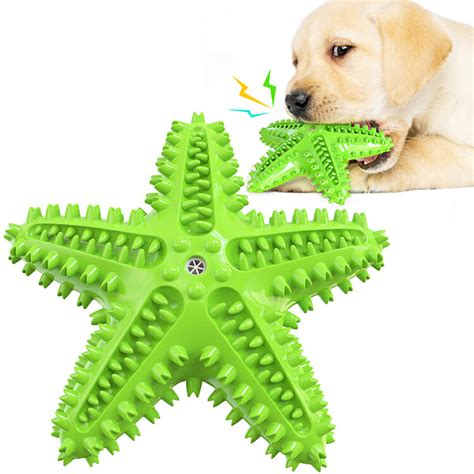 Starfish Rubber Chew Toy Doggietoysdeals